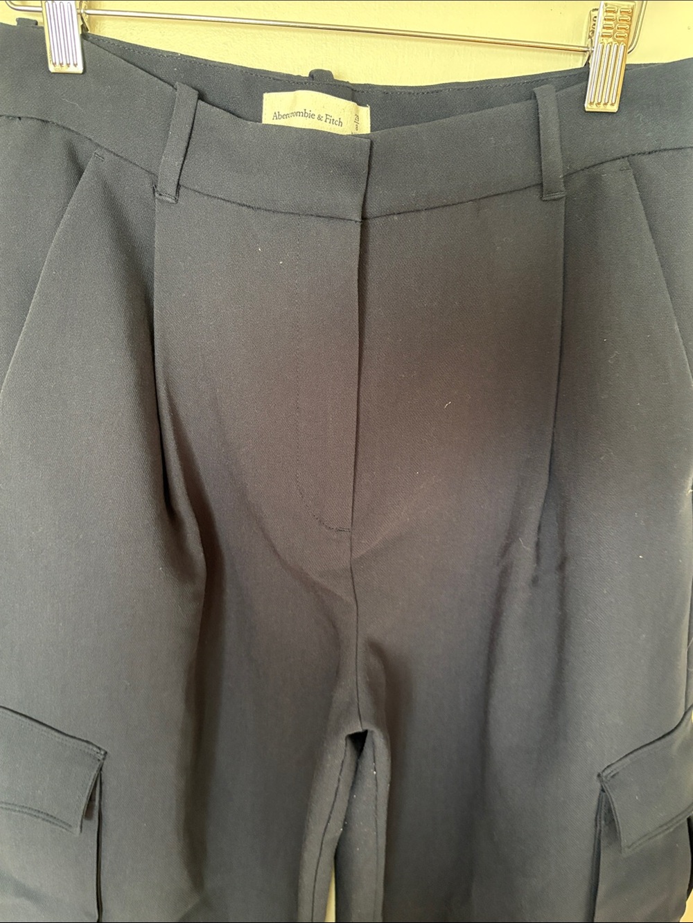 Abercrombie & Fitch Navy Cargo Trousers